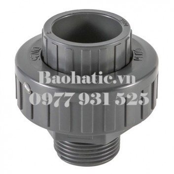 Rắc co ren ngoài PVC D27, D34, D48, D60
